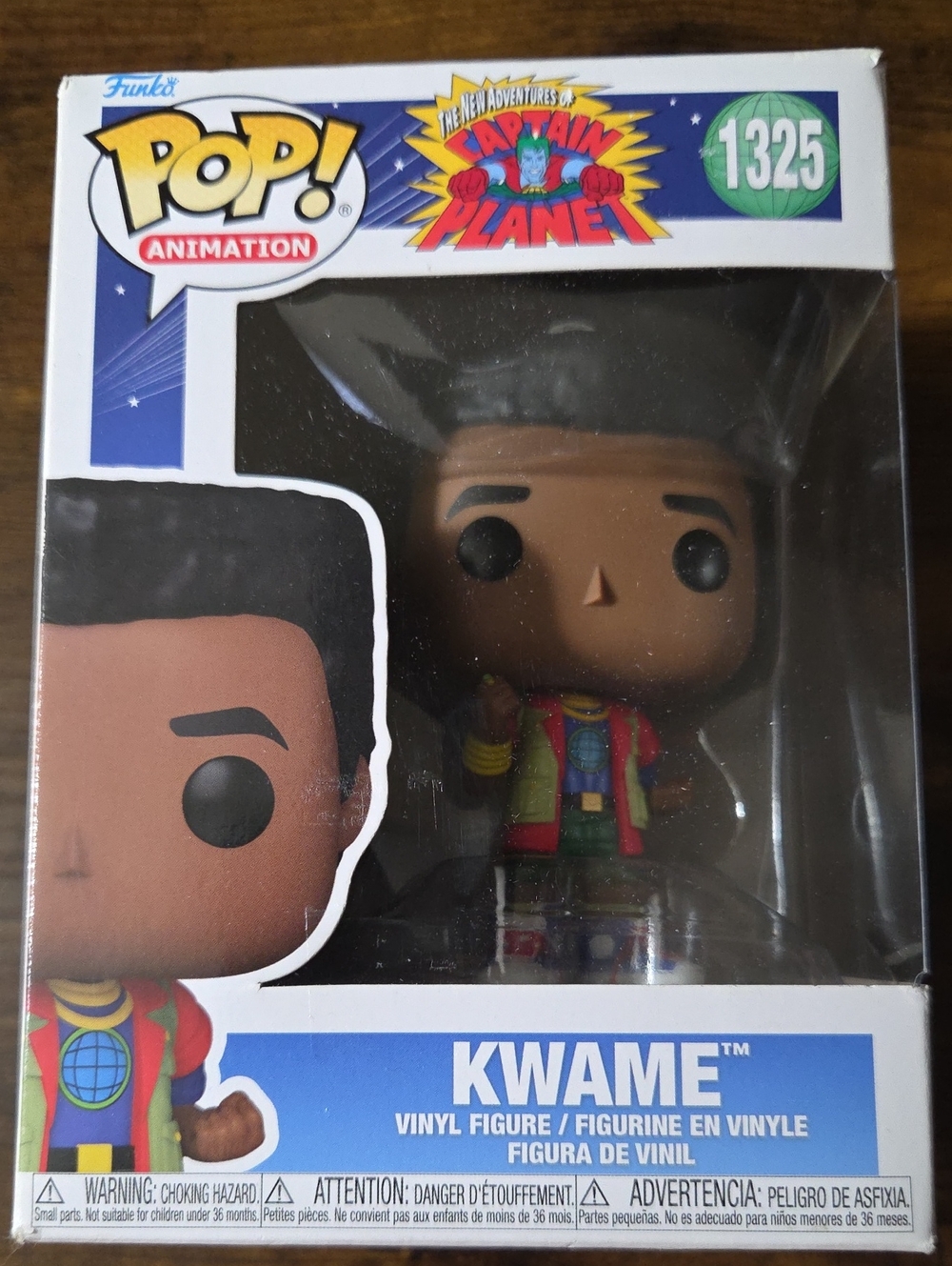 Funko Pop Animation Kwame Vinyl Figure - Brown, Red, Green, Blue, Yellow